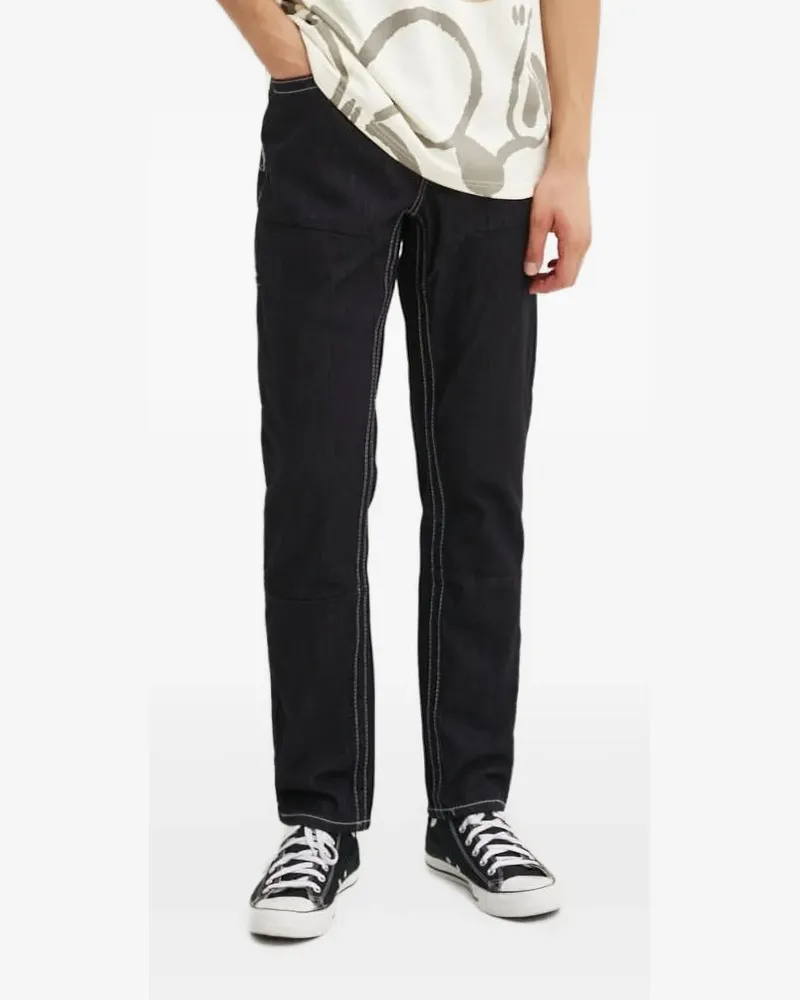 Desigual Jeans mit geradem Bein - Schwarz Schwarz