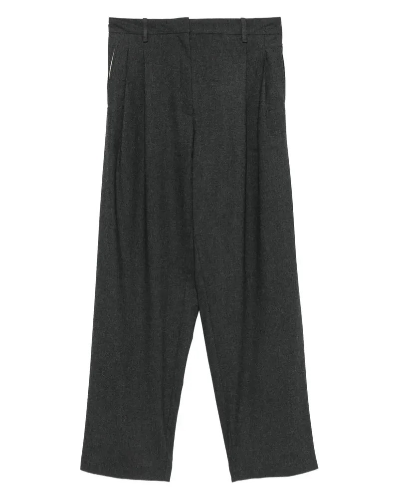ALYSI Plissierte Hose - Grau Grau