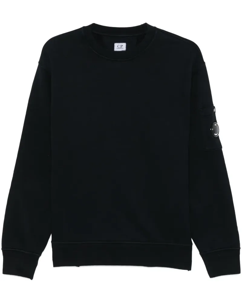 C.P. Company Sweatshirt mit Linsen-Detail - Blau Blau