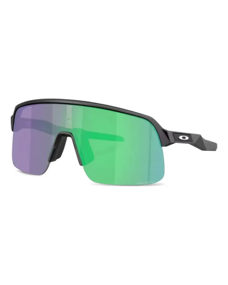 Oakley Rahmenlose Shield Sonnenbrille - Schwarz Schwarz