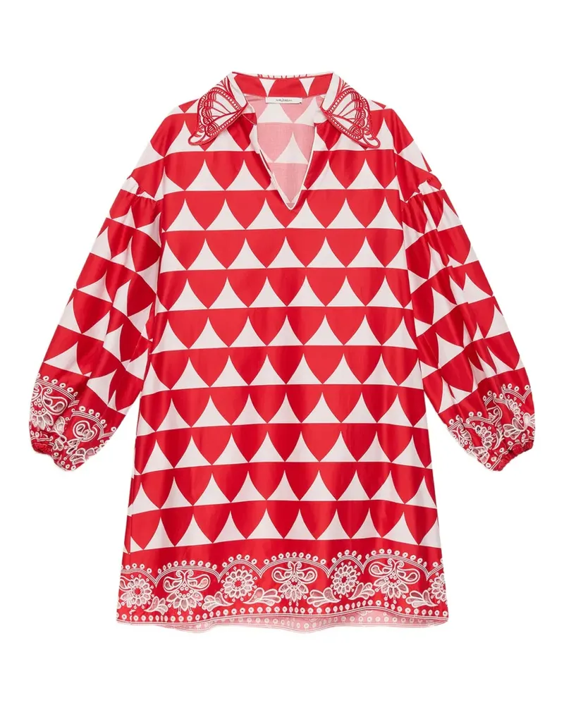 Maliparmi Kleid mit Schmetterlingsstickerei - Rot Rot