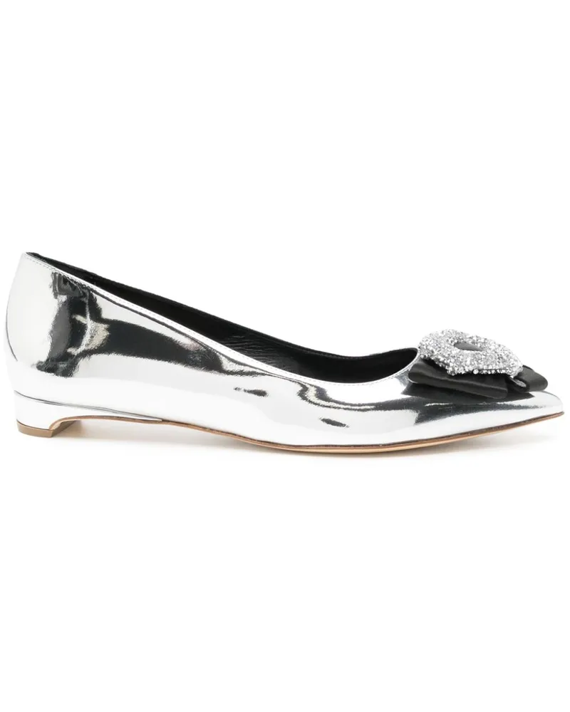 Rupert Sanderson Bedfa Pumps Silber