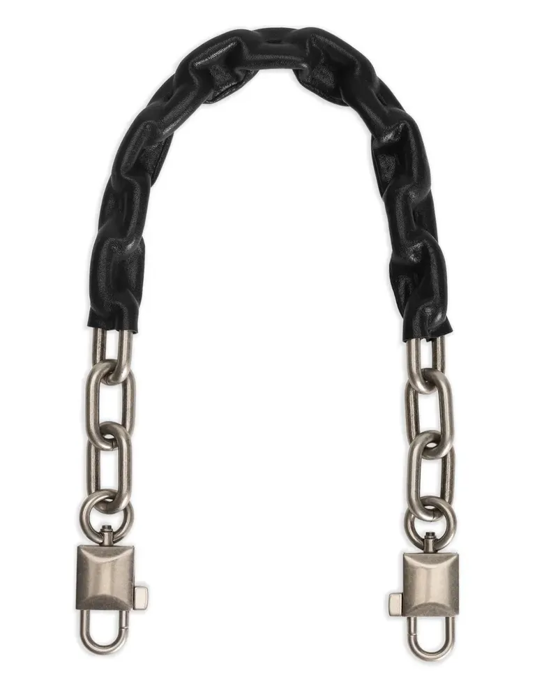Dolce & Gabbana Taschenanhänger mit Kette - Silber Silber