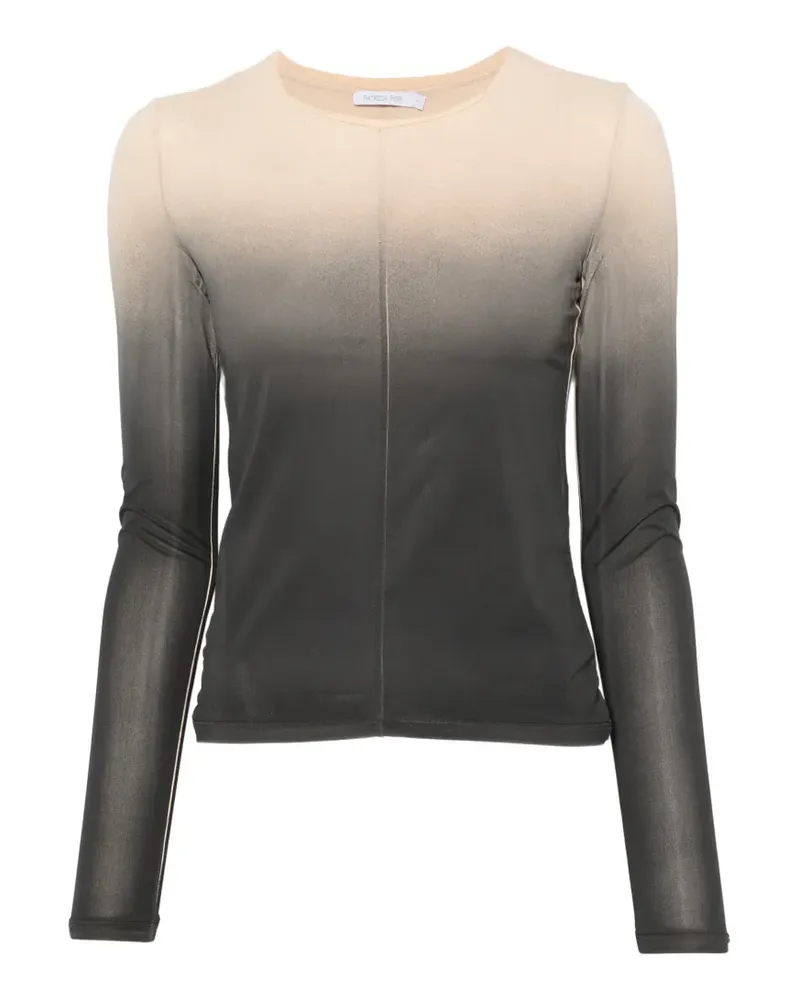 Patrizia Pepe degradé-effect T-shirt - Nude Nude