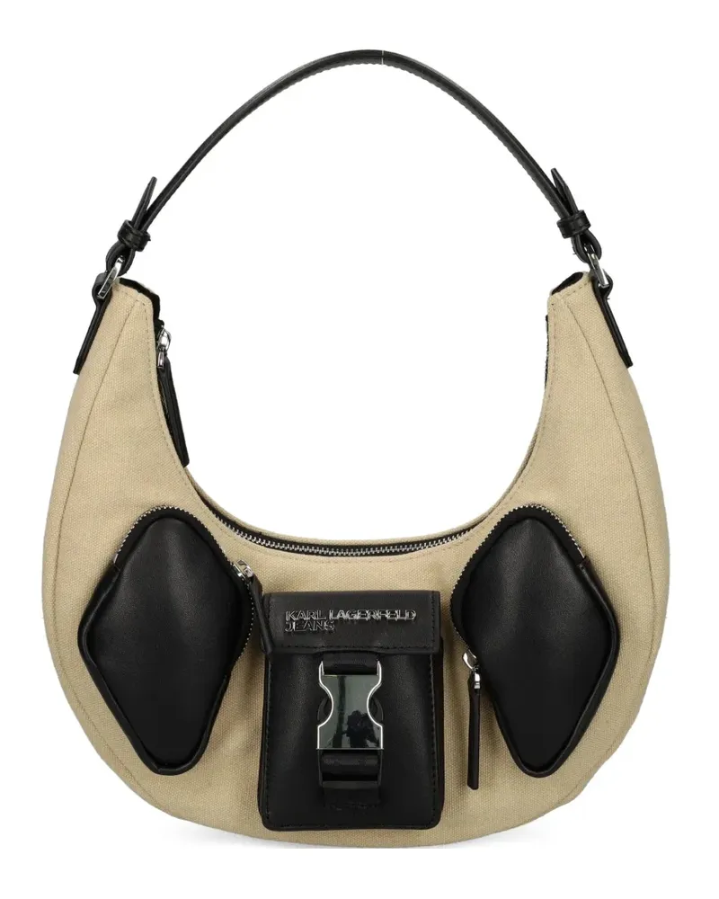 Karl Lagerfeld Kleine Schultertasche mit Tasche - Nude Nude