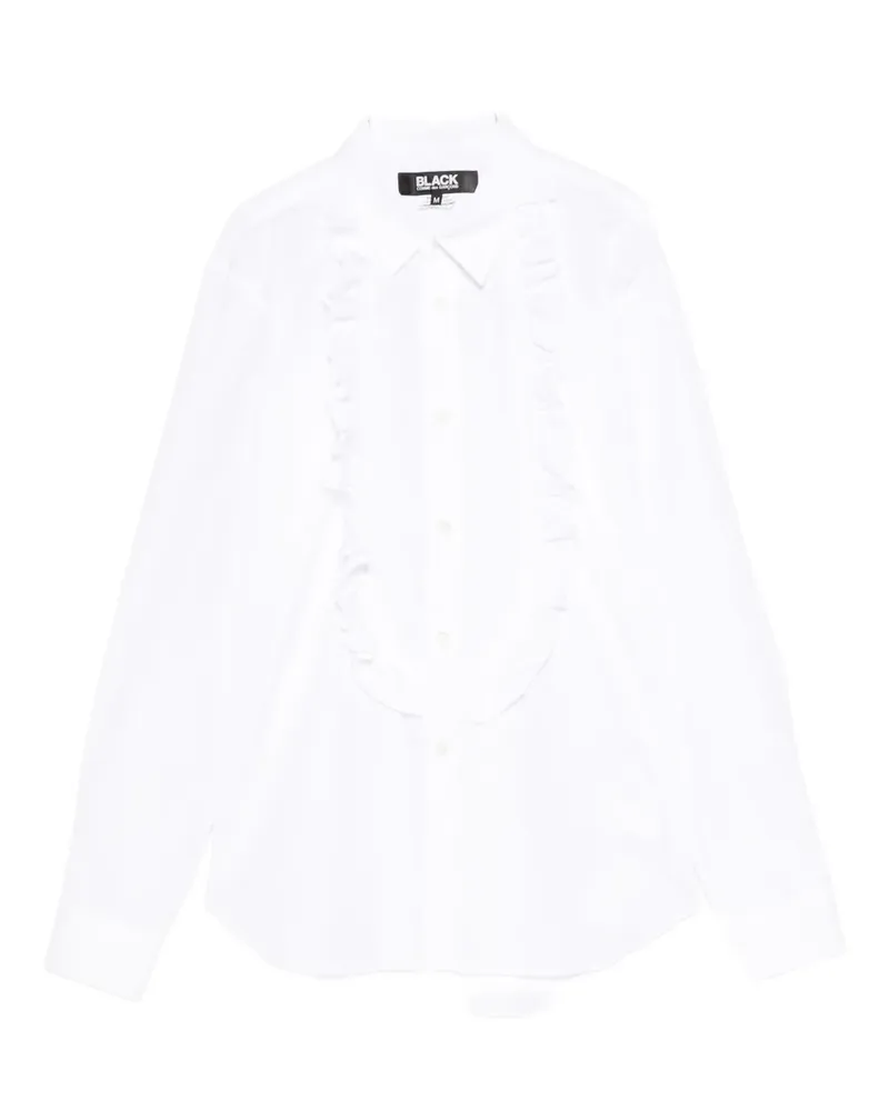 Comme des Garçons ruffled-detail shirt - Weiß Weiß
