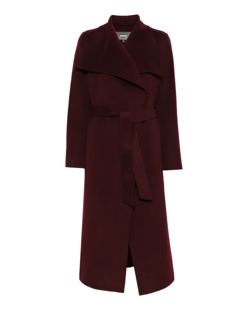 Mackage Mai belted wool coat - Rot Rot