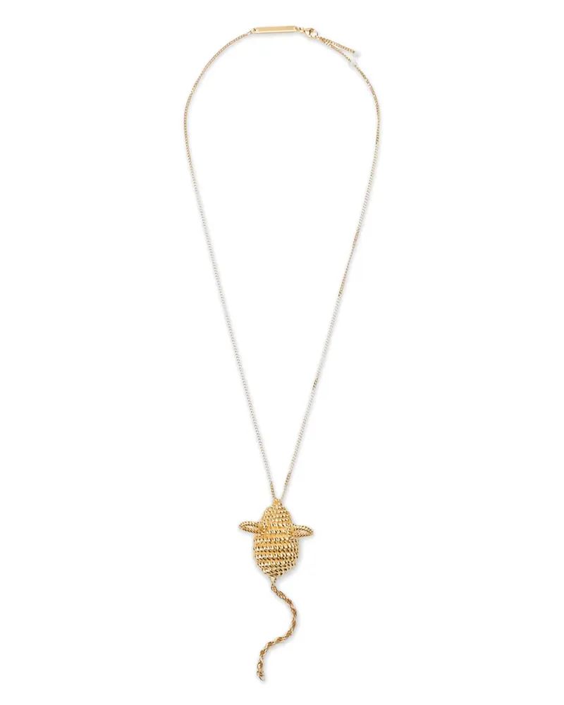 Loewe Halskette mit Mausanhänger - Gold Gold