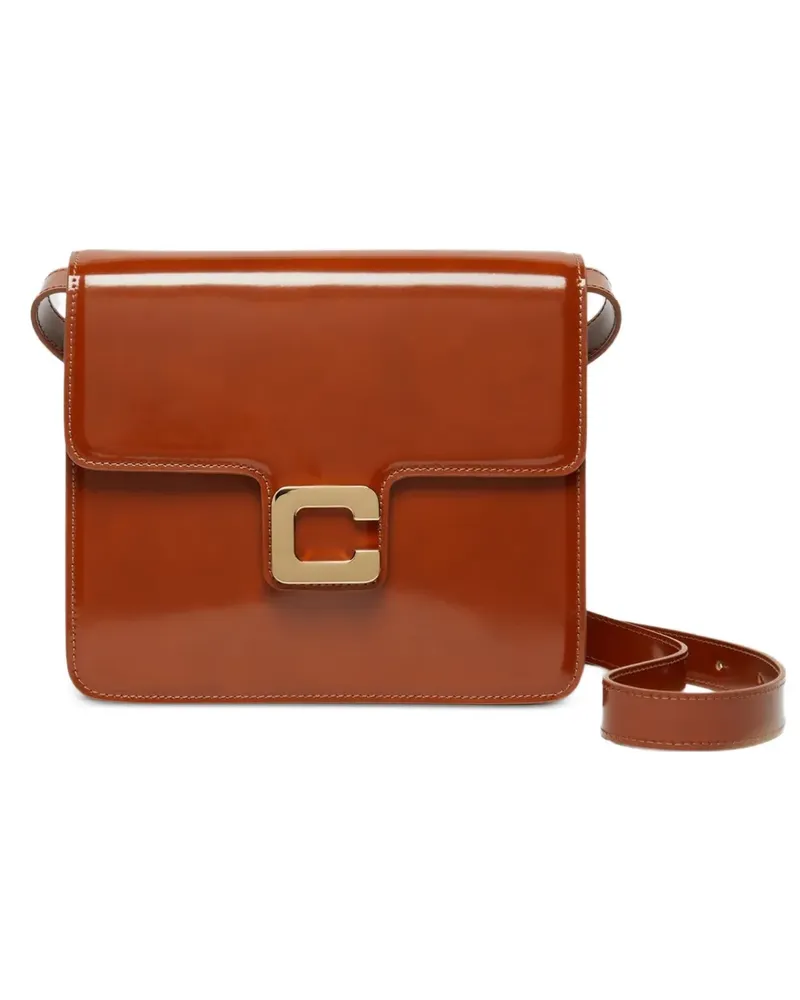 Carel Sorbonne Schultertasche mit Logo - Braun Braun