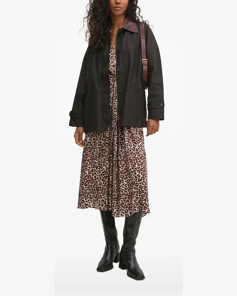Hoss Intropia Jacke mit Cordkragen - Schwarz Schwarz