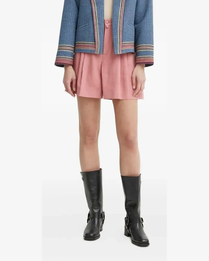 Drykorn Shorts mit Falten - Rosa Rosa