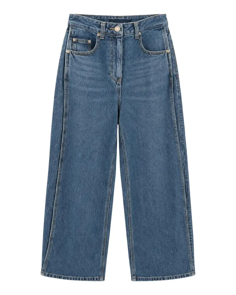 JUUN.J buckle-detail panelled jeans - Blau Blau