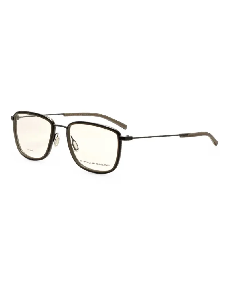 Porsche Design rectangle-frame glasses - Grau Grau