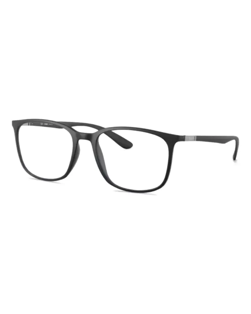 Ray Ban matte square-frames glasses - Schwarz Schwarz