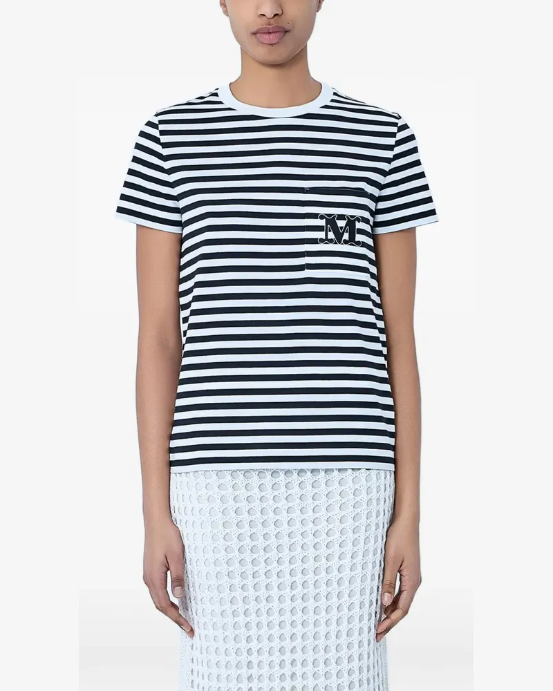 Max Mara striped T-shirt - Schwarz Schwarz