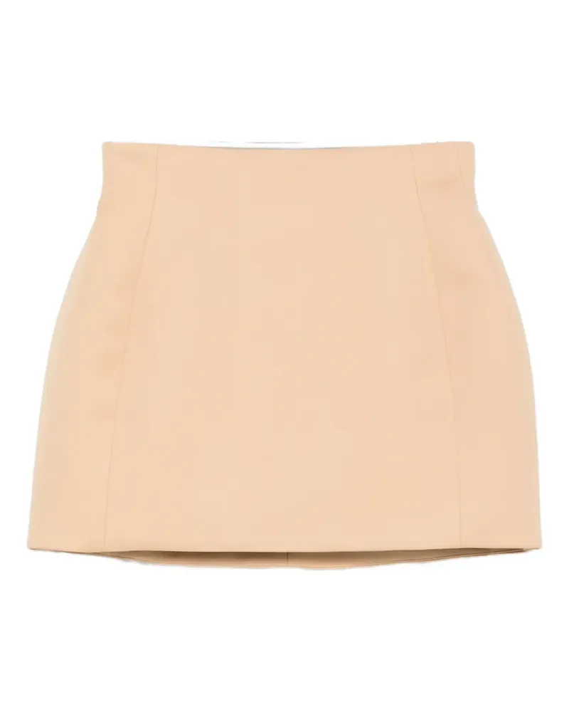 WARDROBE.NYC sculpted mini skirt - Nude Nude