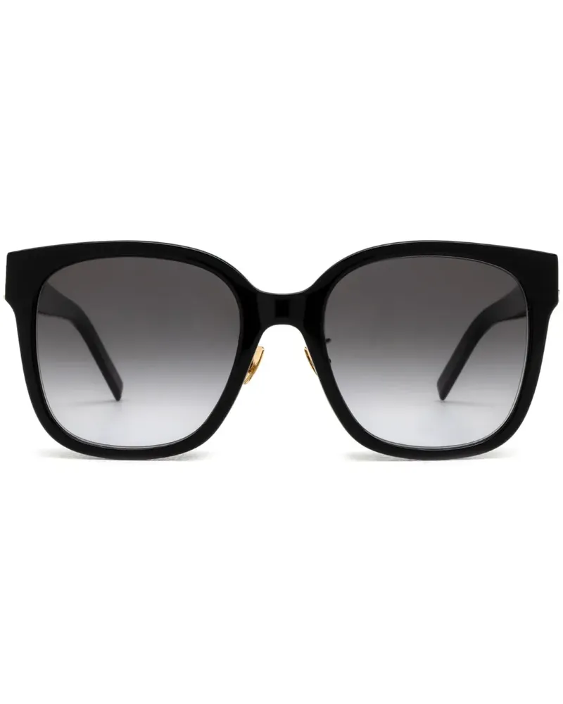 Saint Laurent Oversized-Sonnenbrille - Schwarz Schwarz
