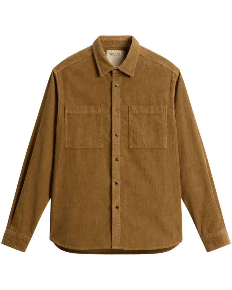 Woolrich Cordhemd mit Knöpfen - Braun Braun