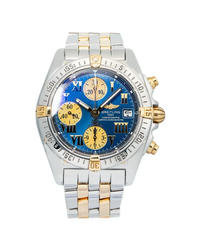 Breitling Chrono Cockpit Armbanduhr 39mm - Blau Blau