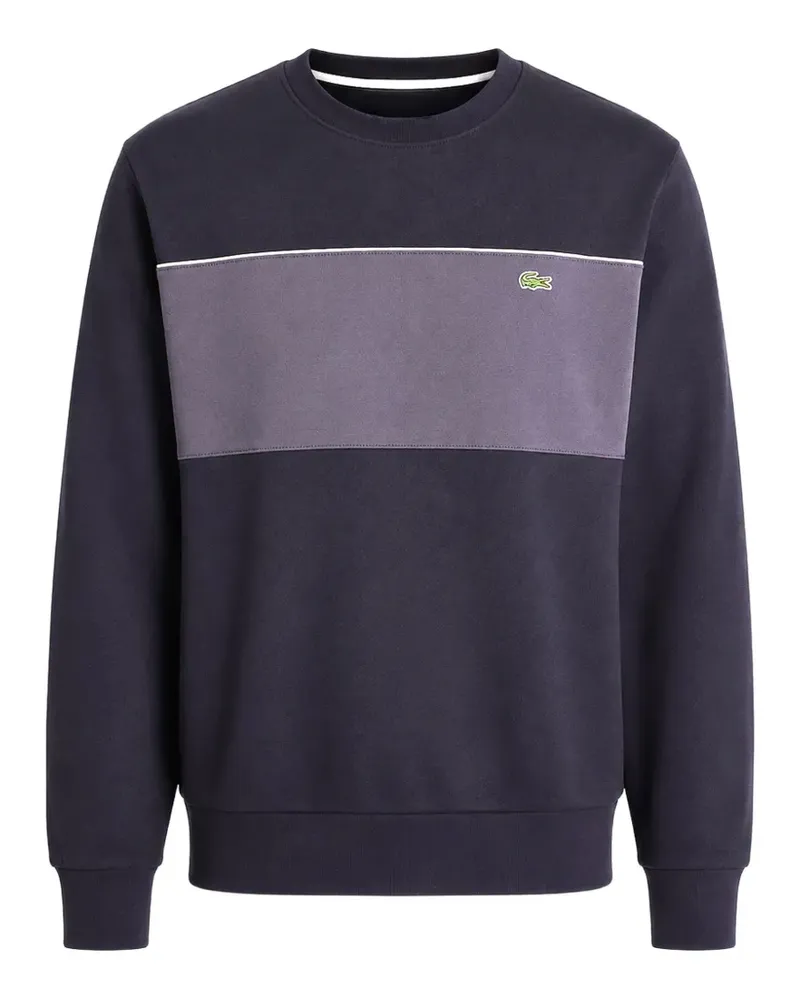 Lacoste Pullover in Colour-Block-Optik - Blau Blau