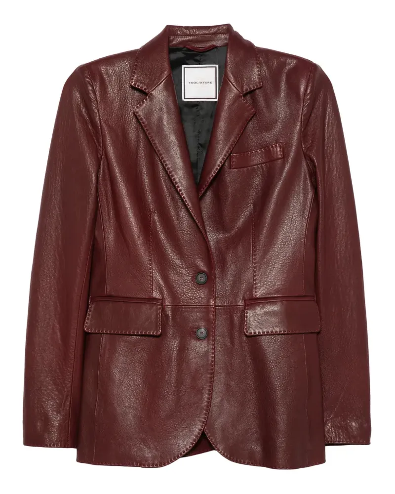Tagliatore Sophie Lederjacke - Rot Rot