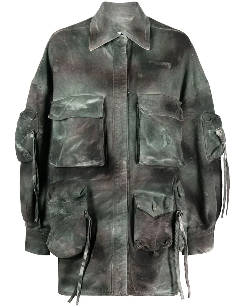 ATTICO Fern Jeansjacke - Grün Grün