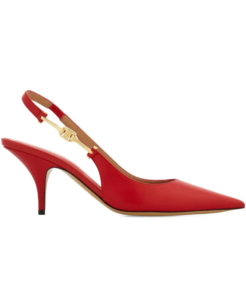 Ferragamo Pumps aus Leder 70mm - Rot Rot