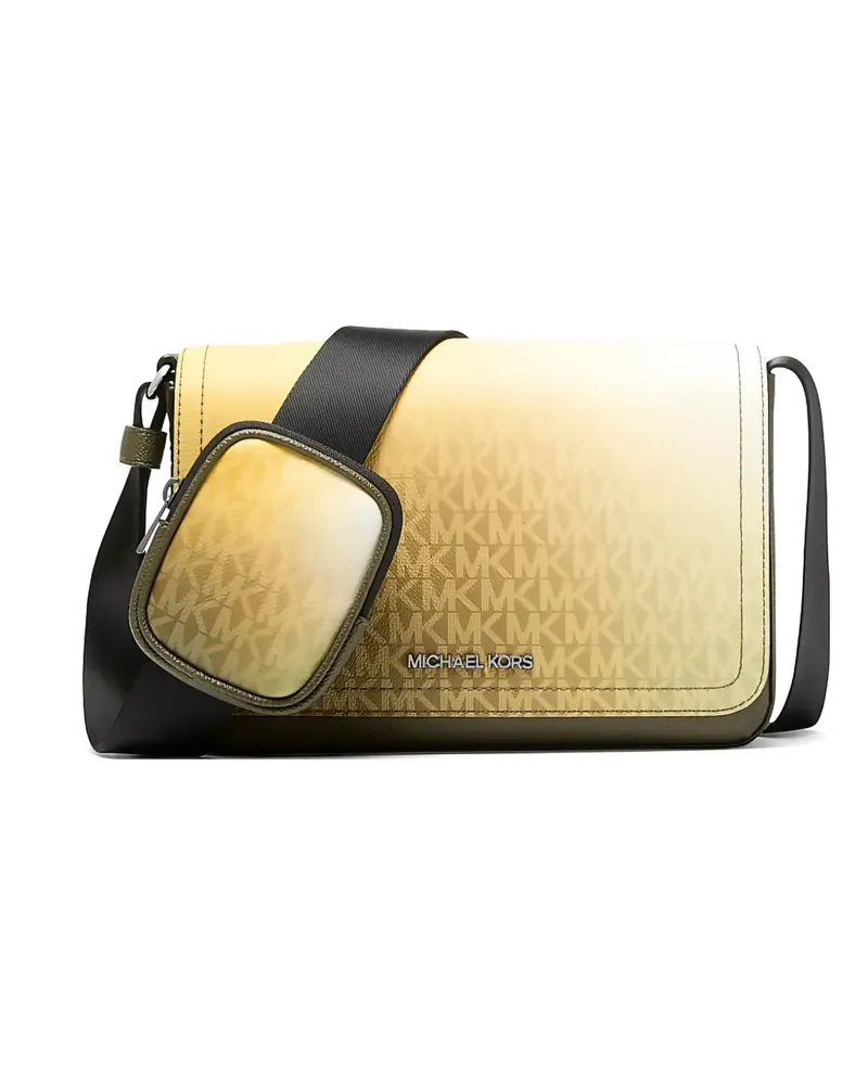 Michael Kors small Cooper Ombré Signature print messenger bag - Nude Nude