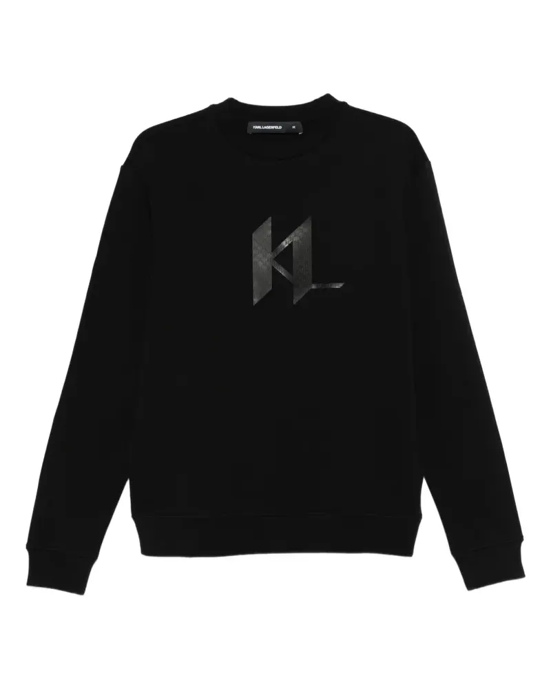 Karl Lagerfeld Sweatshirt mit Logo-Print - Schwarz Schwarz
