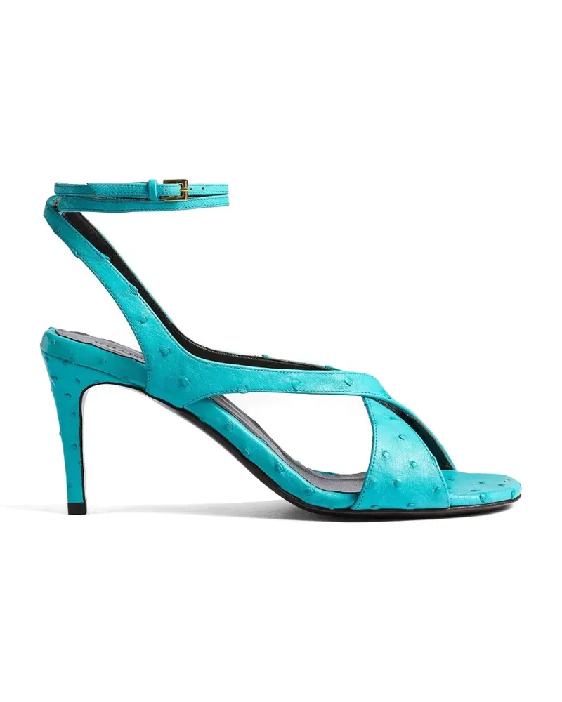 KHAITE Liria Sandalen mit überkreuzten Riemen - Blau Blau