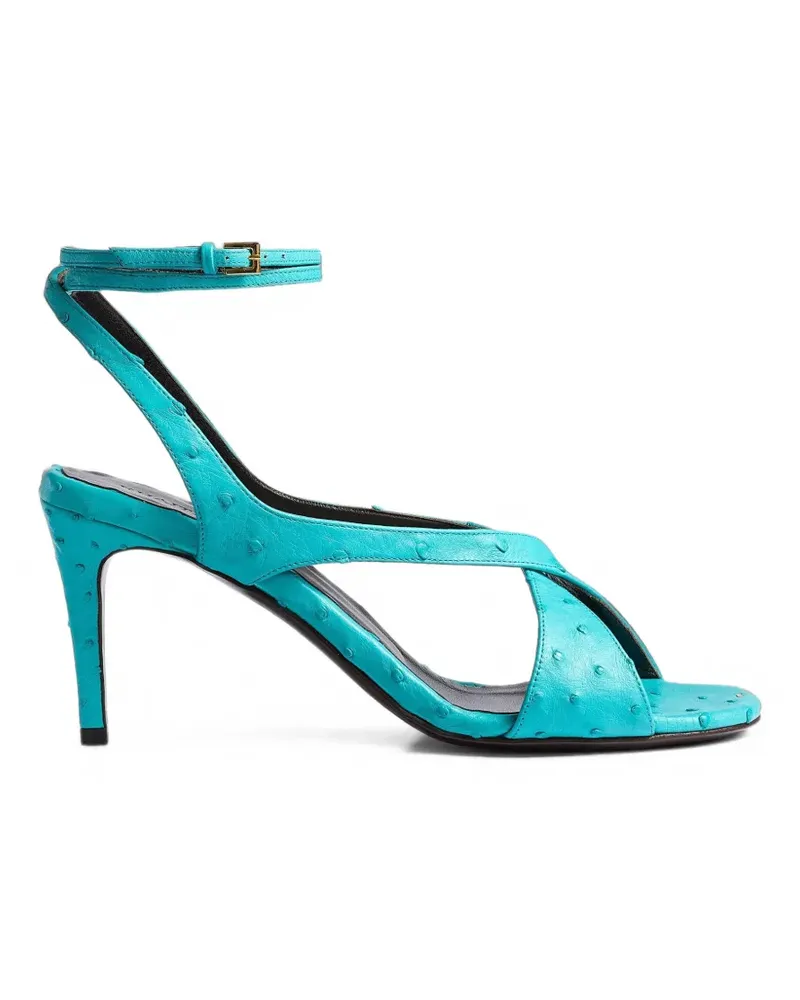KHAITE Liria Sandalen mit überkreuzten Riemen - Blau Blau