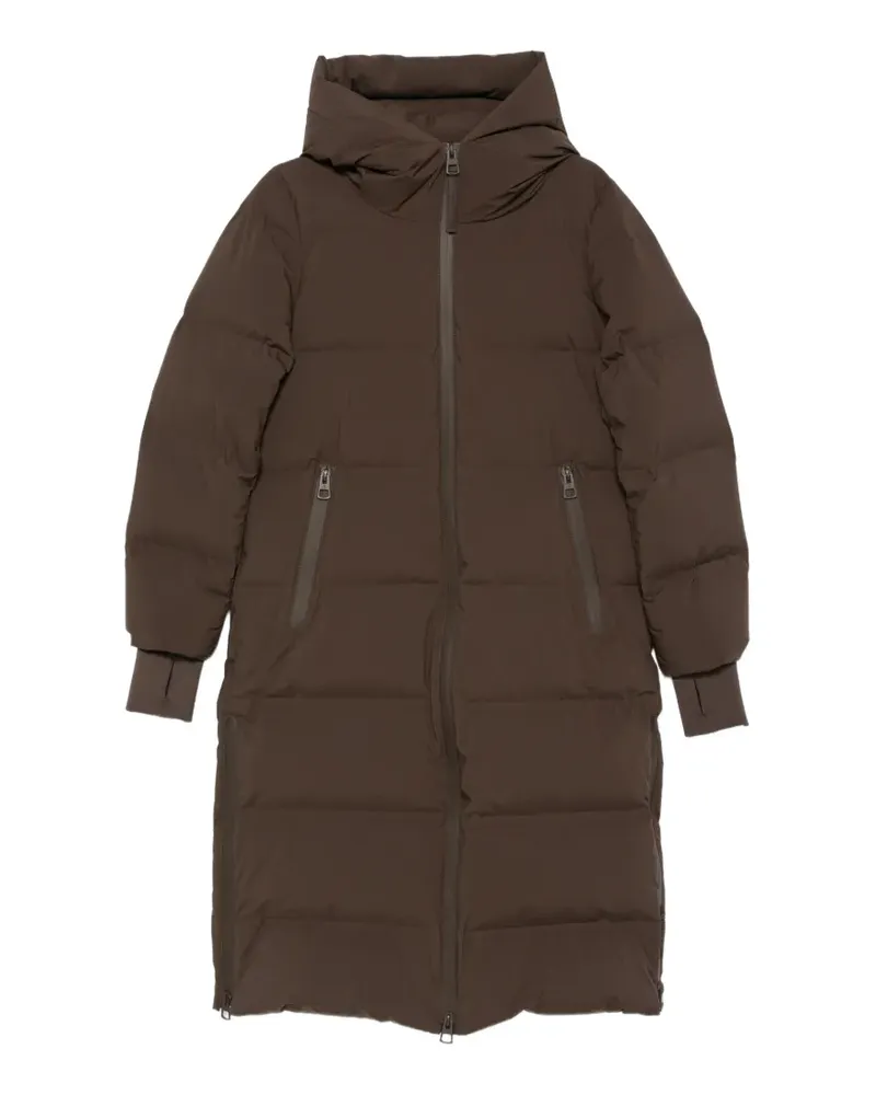 Marc O'Polo quilted hooded coat - Braun Braun