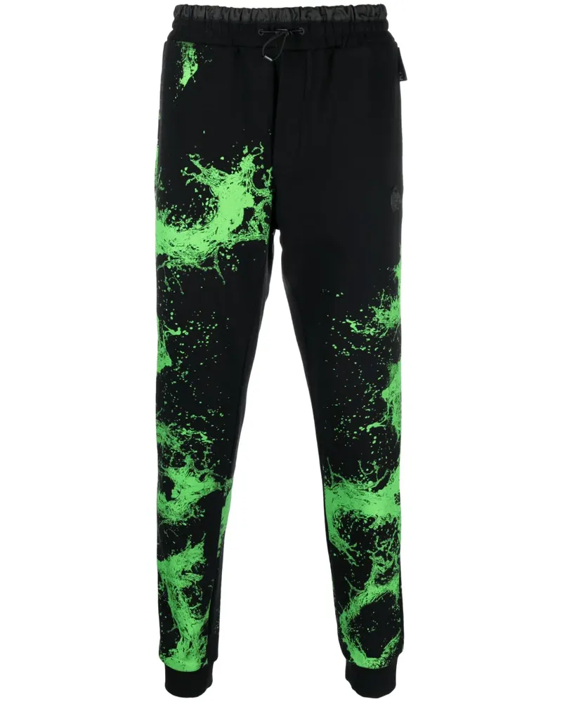 Philipp Plein Splash Extreme Jogginghose - Schwarz Schwarz