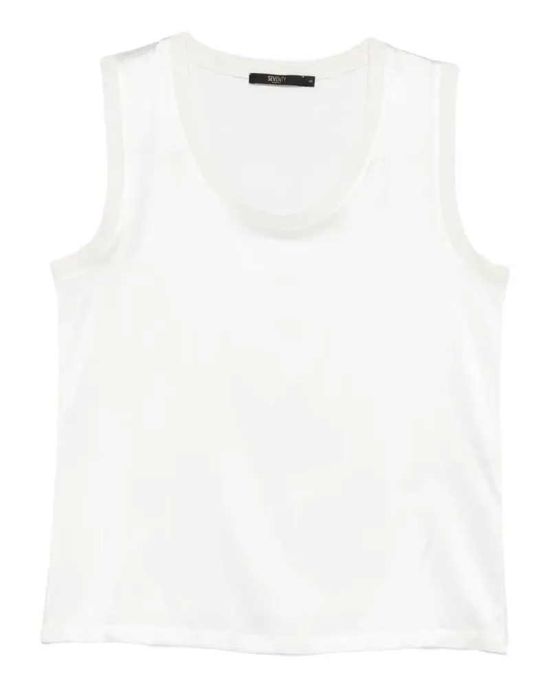 Seventy silk top - Weiß Weiß