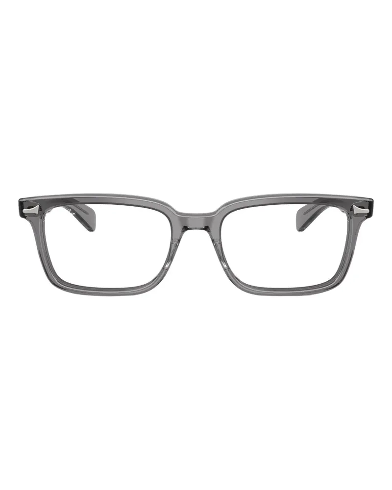 Ray Ban rectangle-frame glasses - Grau Grau