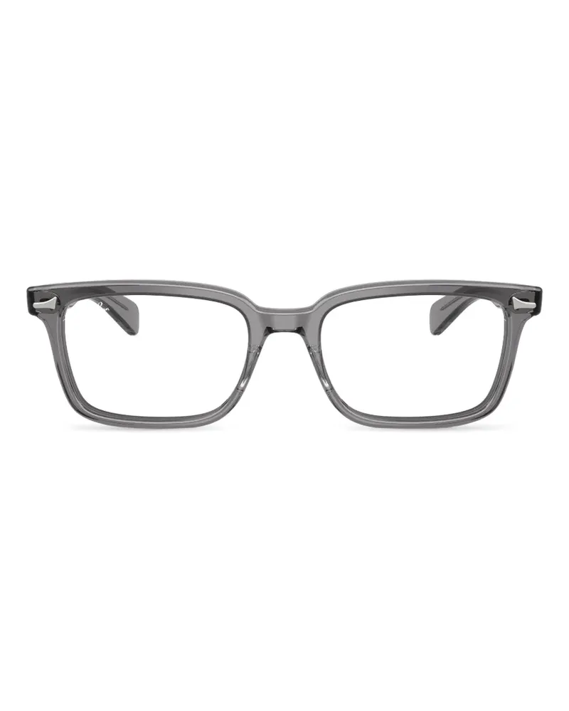 Ray Ban rectangle-frame glasses - Grau Grau
