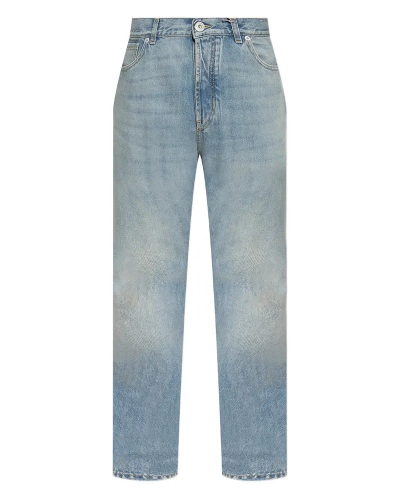 Alexander McQueen MCQUEEN FRANCIS STRAIGHT JEAN - 4211 - BLUE WASHED 4211