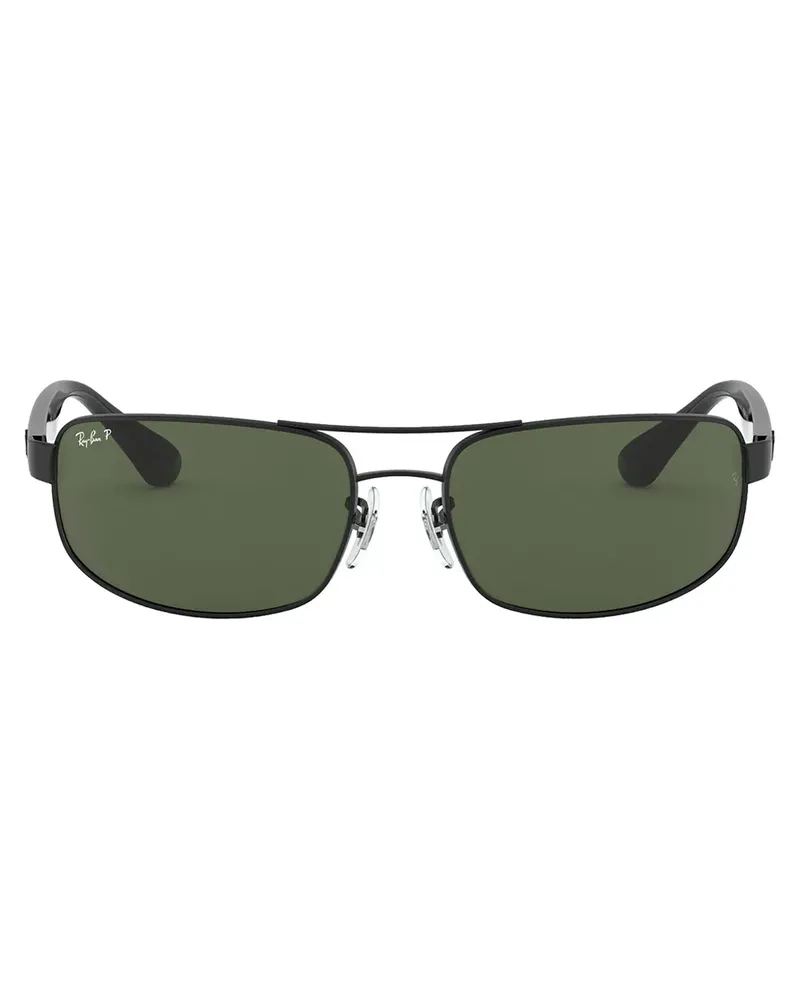 Ray Ban Sonnenbrille mit ovalem Gestell - Schwarz Schwarz