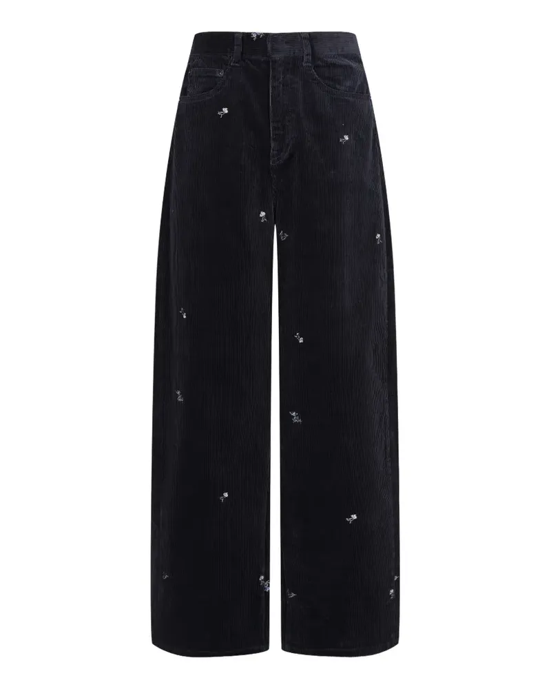 JNBY Weite Hose mit Stickerei - Blau Blau