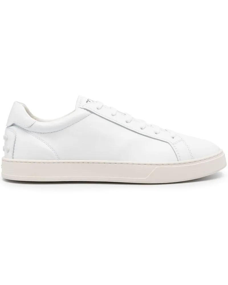 TOD'S Sneakers mit Kontrasteinsatz - Weiß Weiß