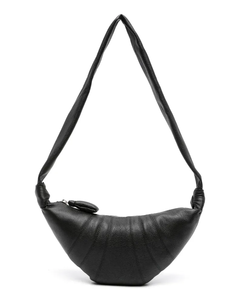 Christophe Lemaire Kleine Croissant Schultertasche - Schwarz Schwarz