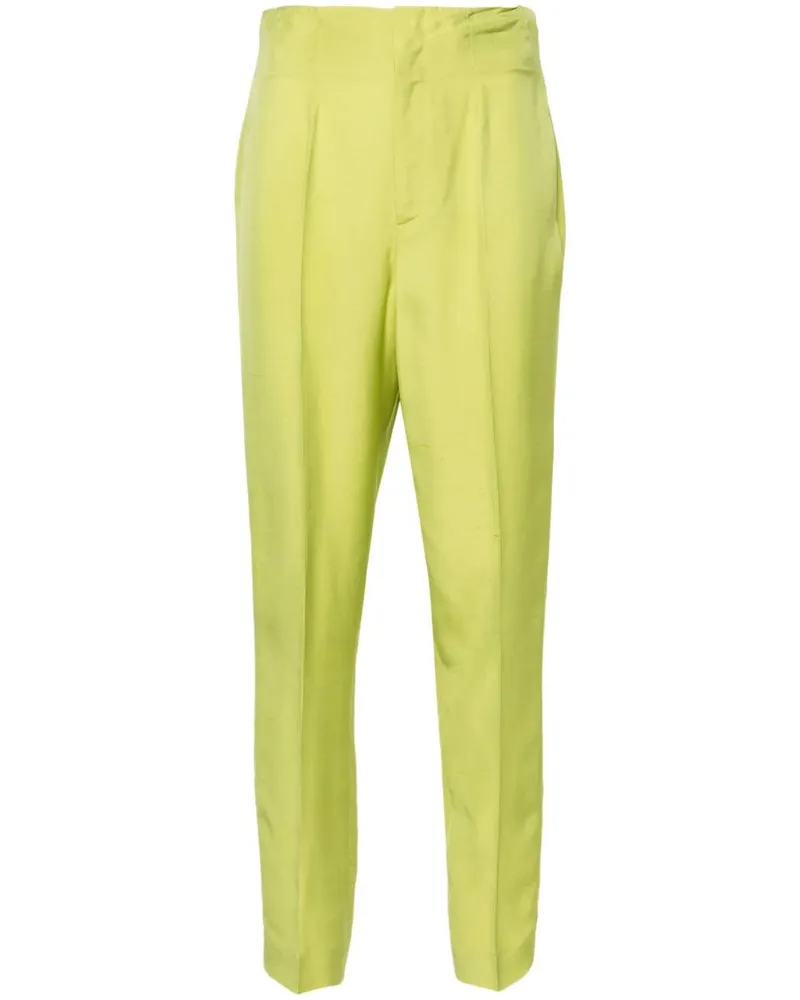 Ralph Lauren Schmale High-Waist-Hose - Grün Grün