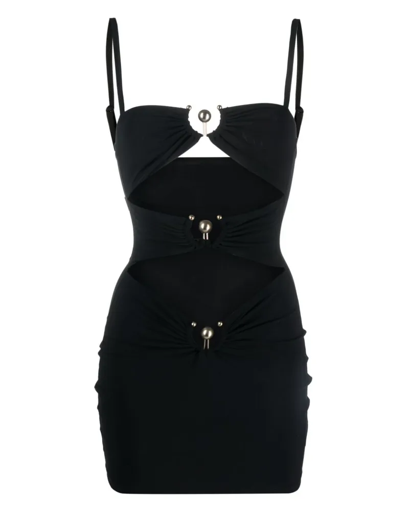 Christopher Esber Pierced Orbit Minikleid Schwarz