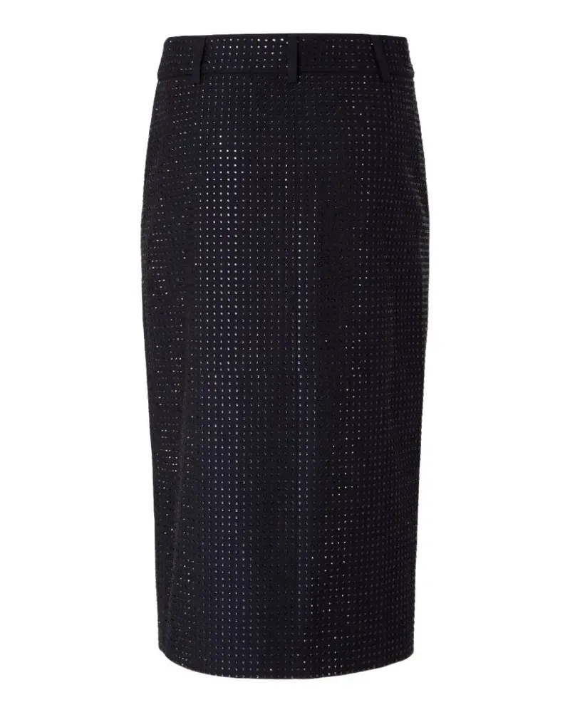Pinko rhinestone-embellished wrap midi skirt - Blau Blau