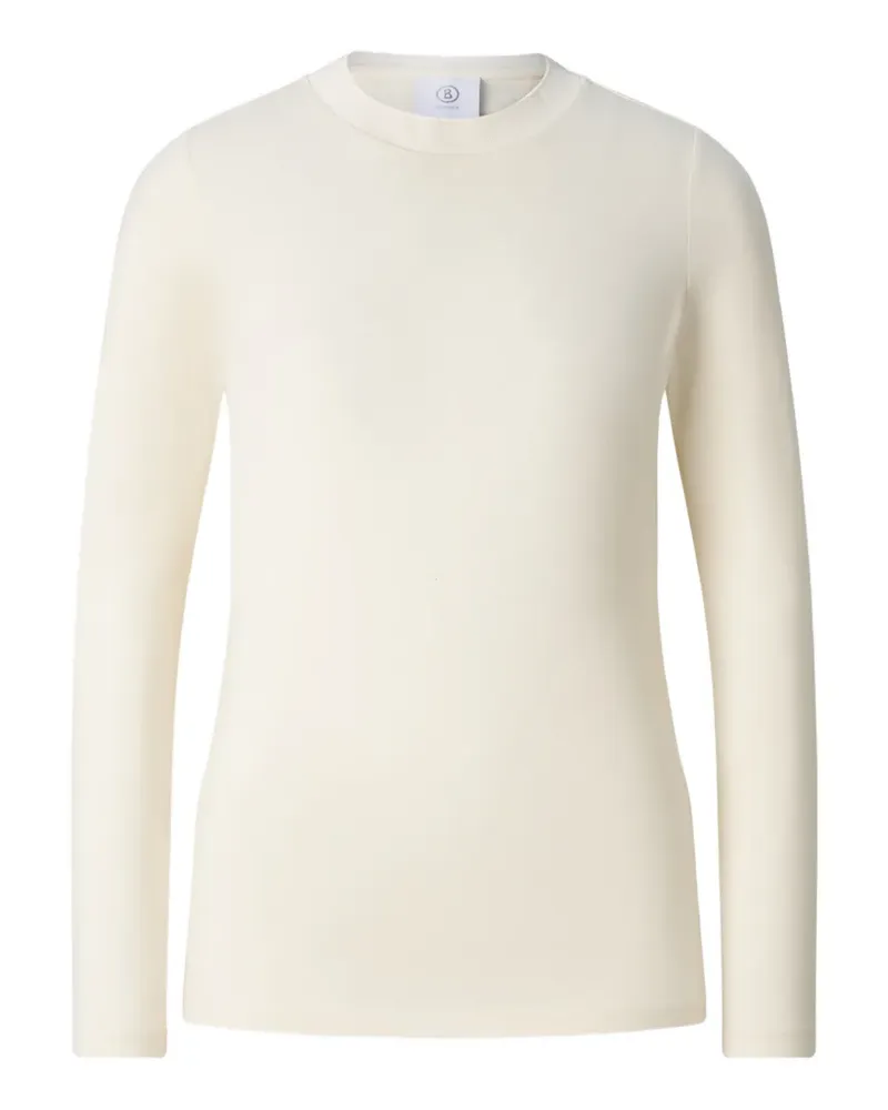Bogner Alexi T-Shirt mit Logo-Stickerei und Overlock-Nähten - Nude Nude