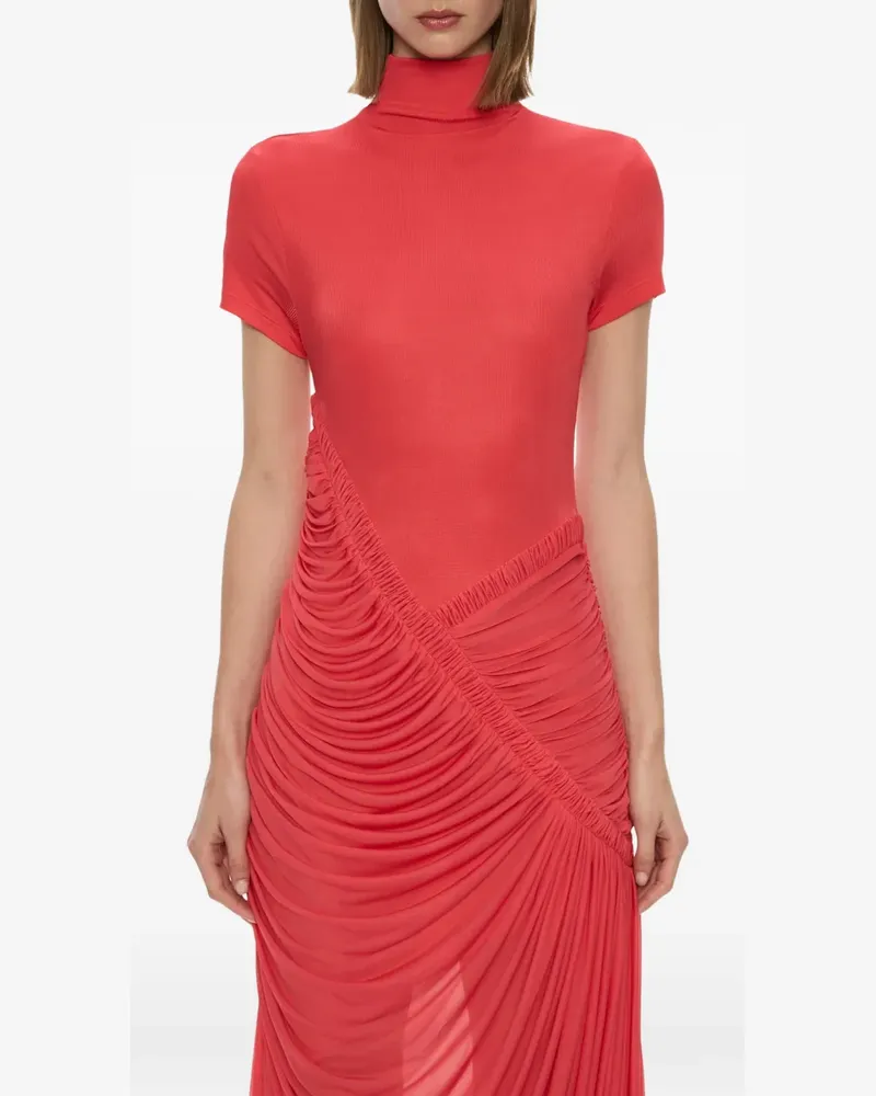 Christopher Esber Fusion Ripple Drape maxi dress - Rot Rot