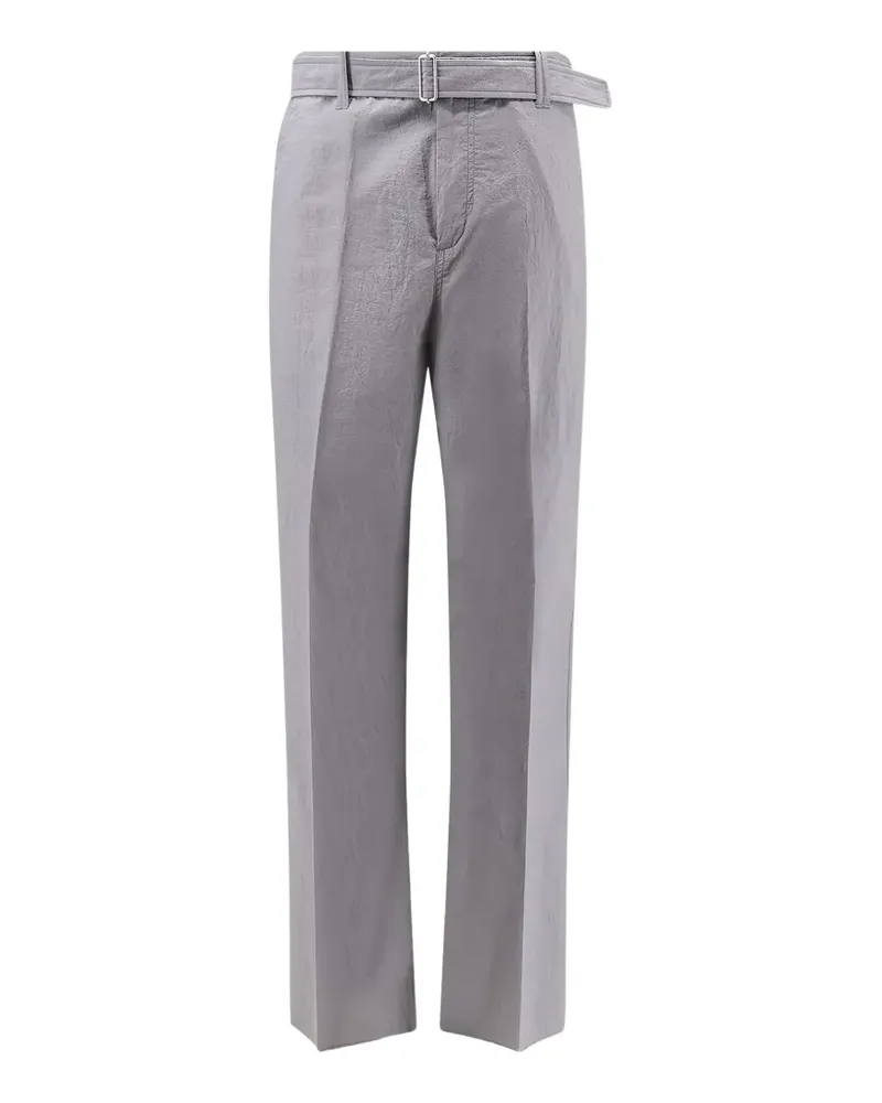 LARDINI Indro belted tailored trousers - Grau Grau