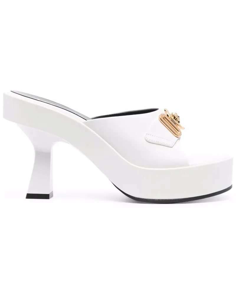 Versace Medusa Biggie Mules - Weiß Weiß