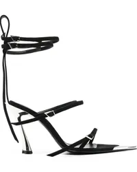 Thierry Mugler Fang Sandalen 95mm Schwarz