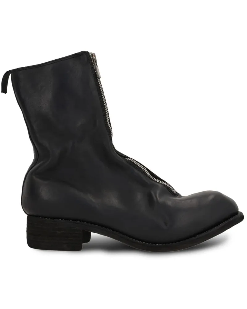 GUIDI Knöchelhohe Stiefel, 45mm - Schwarz Schwarz